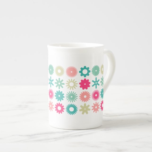 Caneca De Porcelana Cogs - Cores 01 (Frente Esquerda)