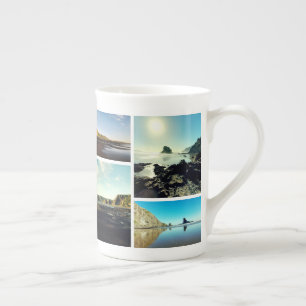 Caneca De Porcelana Colagem da Vista de Tasman