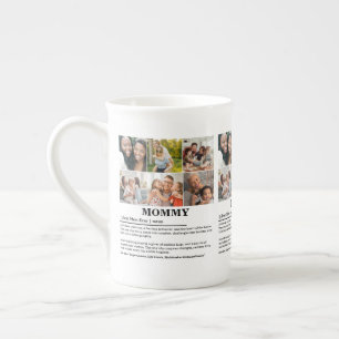 Caneca De Porcelana Colagem de Fotografias Personalizada Definição 6 d