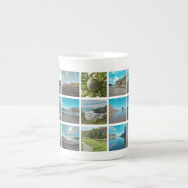 Caneca De Porcelana Colagem de Fotos de Instagram na Costa do Marfim