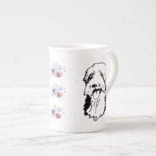 Caneca De Porcelana Collies cardados