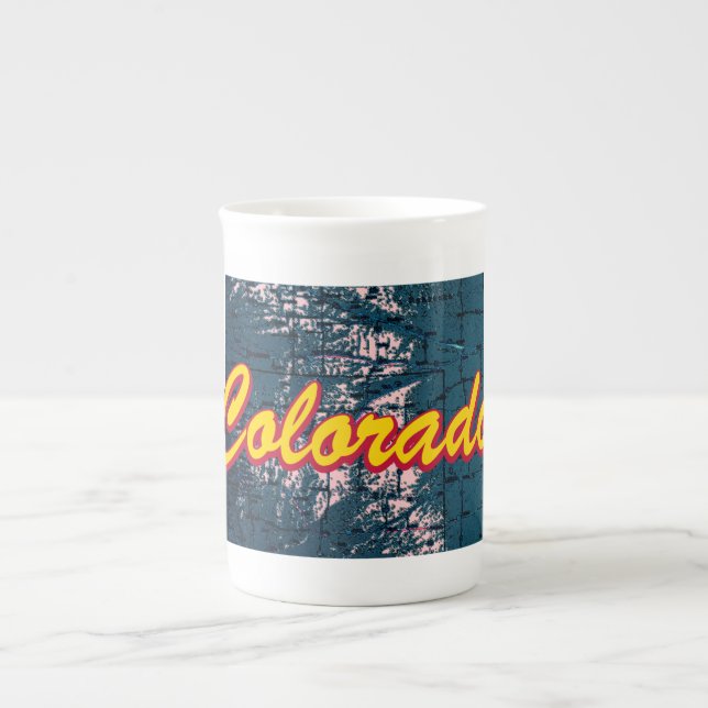 Caneca De Porcelana Colorado (Frente)
