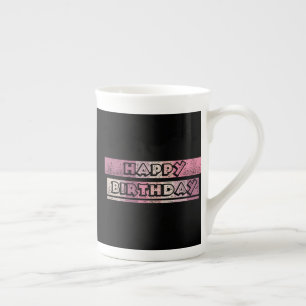 Caneca De Porcelana colorful happy birthday