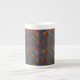 Caneca De Porcelana Colorful Molar Dental Mug