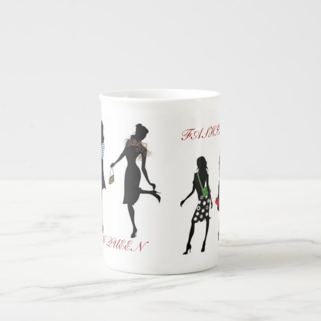 CANECA DE PORCELANA COMPRANDO COLEÇÃO DE RAINHAS (Frente)