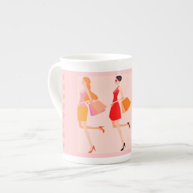 CANECA DE PORCELANA COMPRANDO COLEÇÃO DE RAINHAS (Frente Esquerda)