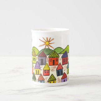 Caneca De Porcelana Copo de café mexicano da cena