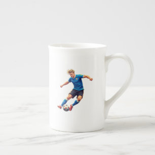 Caneca De Porcelana Copo de Café para Fã de Futebol com Estilo
