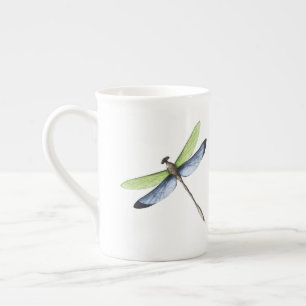 Caneca De Porcelana Copo de China da libélula de KN