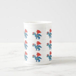 Caneca De Porcelana Copo de China de osso do dragão