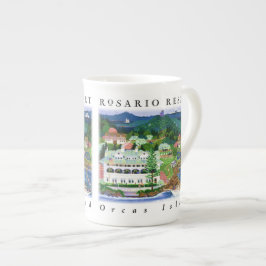 Caneca De Porcelana Copo do recurso de Rosario da ilha das orcas