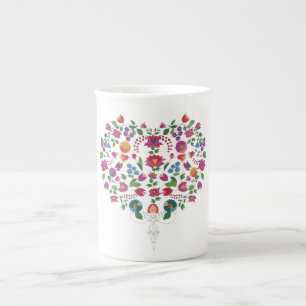 Caneca De Porcelana Coração para Sempre VOCÊ