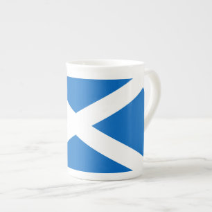 Caneca De Porcelana Cores transversais escocesas de Scotland