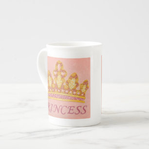 Caneca De Porcelana Coroa princesa enfeitiçada por Chariklia Zaris