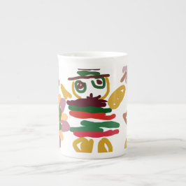Caneca De Porcelana Crazy dance gingerbread  