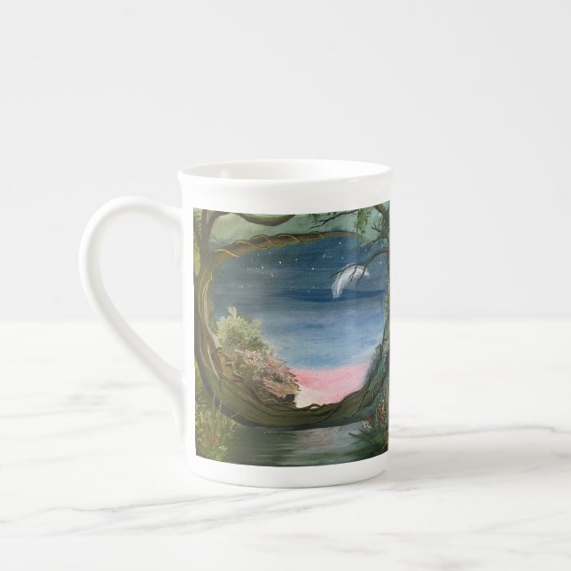 Caneca De Porcelana Crescent Moon, de Gary Poling (Esquerda)