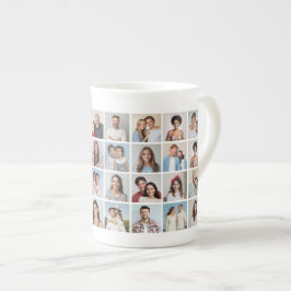 Caneca De Porcelana Crie Sua Própria Colagem De Fotos 32