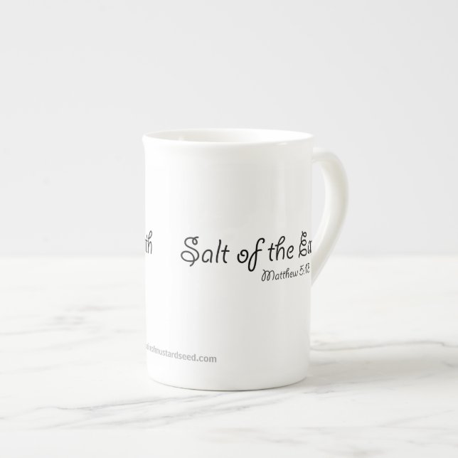 Caneca De Porcelana cristão (Frente Esquerda)