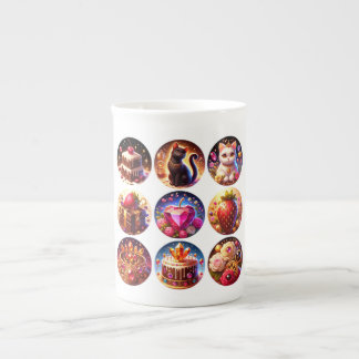 Caneca De Porcelana Cupcake