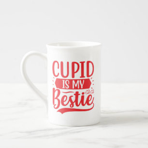 Caneca De Porcelana cupid é a minha bestie
