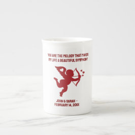 Caneca De Porcelana CUPID You are the melody that makes my life a beau