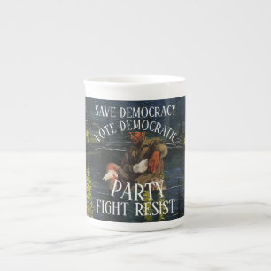 CANECA DE PORCELANA CUSTO DOJ FBI AMÉRICA SENADO MAINE TROY JACKSON