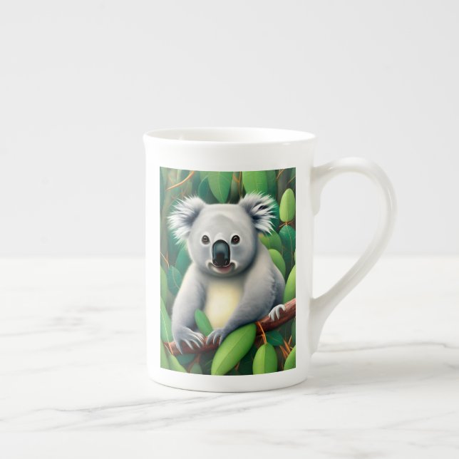 Caneca De Porcelana Cutest Koala (Direita)
