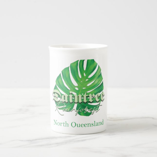 Caneca De Porcelana Daintree RainForest (Frente)