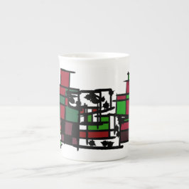 Caneca De Porcelana Dalmácia no inverno