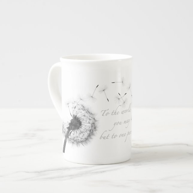 Caneca de Porcelana Dandelion Inspiration (Frente Esquerda)