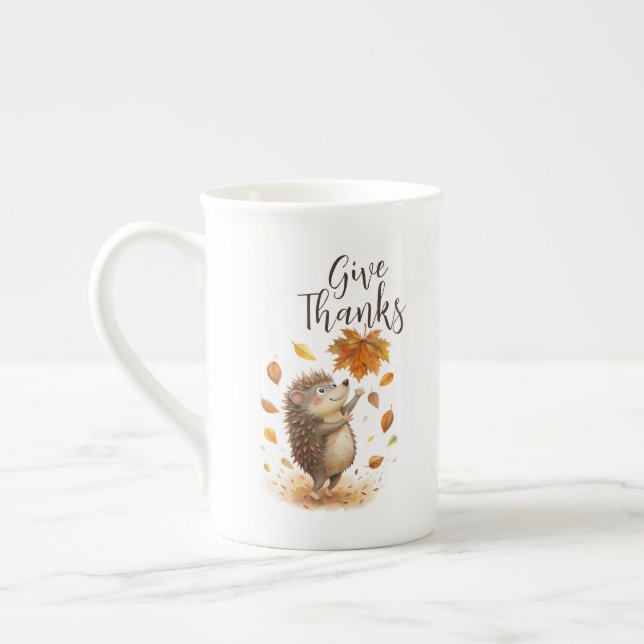 Caneca De Porcelana Dar Obrigados (Esquerda)