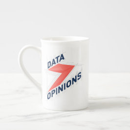 Caneca De Porcelana DATA > OPINIONS Bone China Mug | Geek Coffee Cup