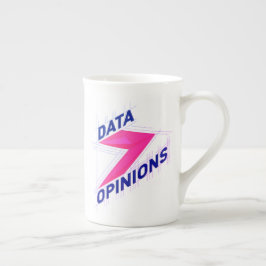 Caneca De Porcelana DATA > OPINIONS | Geek Bone China Mug - Bright