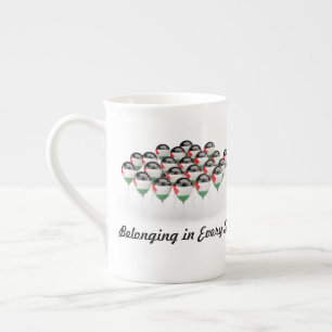 Caneca de Porcelana de Osso Palestina