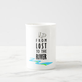 Caneca De Porcelana De perdidos ao rio