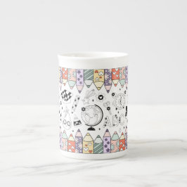 Caneca De Porcelana De Volta às Aulas