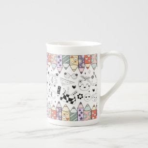 Caneca De Porcelana De Volta às Aulas