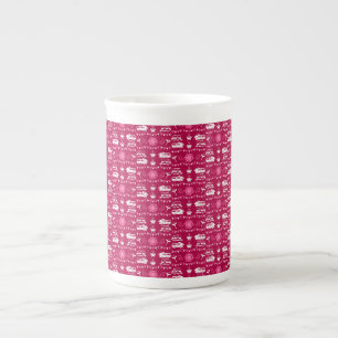 Caneca De Porcelana Decoração inicial do acampamento Caravan
