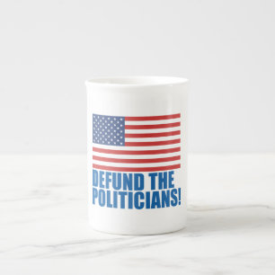 Caneca De Porcelana Defender Os Políticos