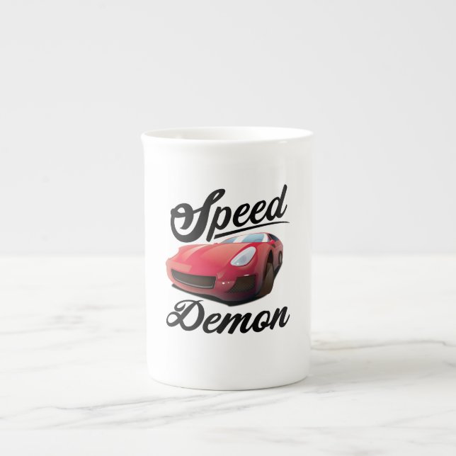 Caneca De Porcelana Demônio da Velocidade (Frente)