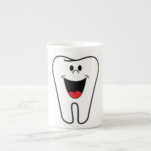 CANECA DE PORCELANA DENTE "MORDE-ME"
