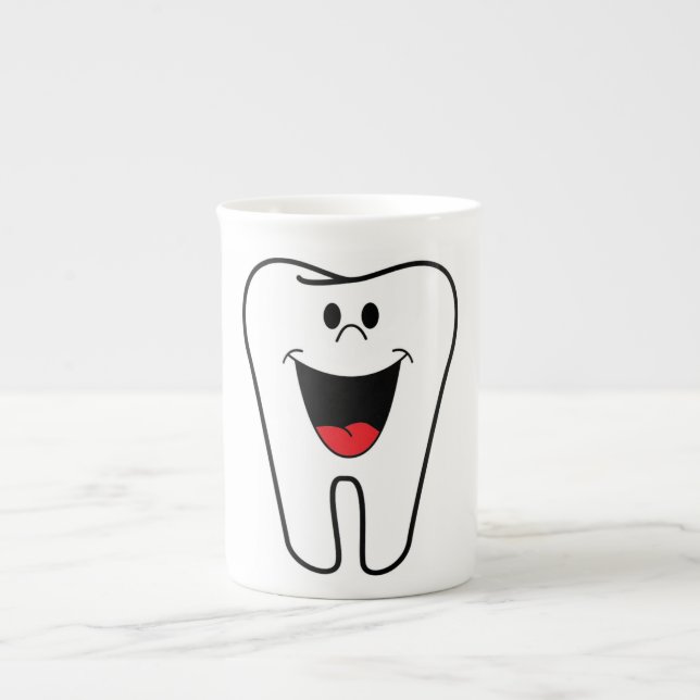 CANECA DE PORCELANA DENTE "MORDE-ME" (Frente)