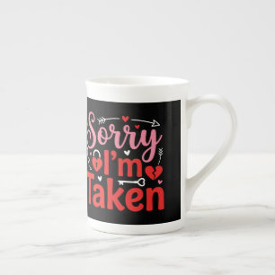 Caneca De Porcelana Desculpe Estou Ocupado Design Divertido de Dia dos