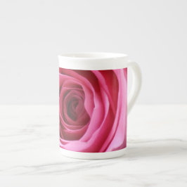 Caneca De Porcelana Design cor-de-rosa 2