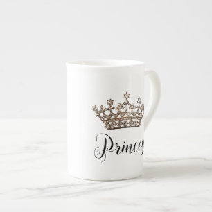Caneca De Porcelana Design da "princesa" tiara