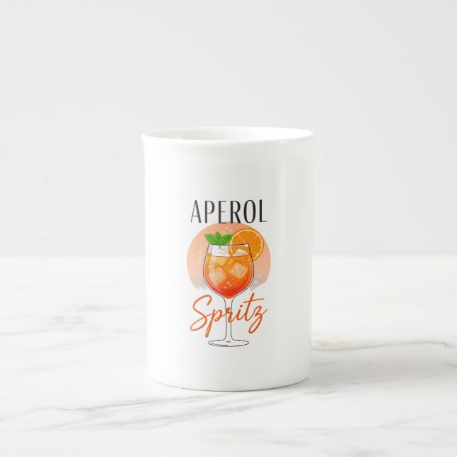 Caneca De Porcelana Design de Coquetel Aperol Spritz (Frente)