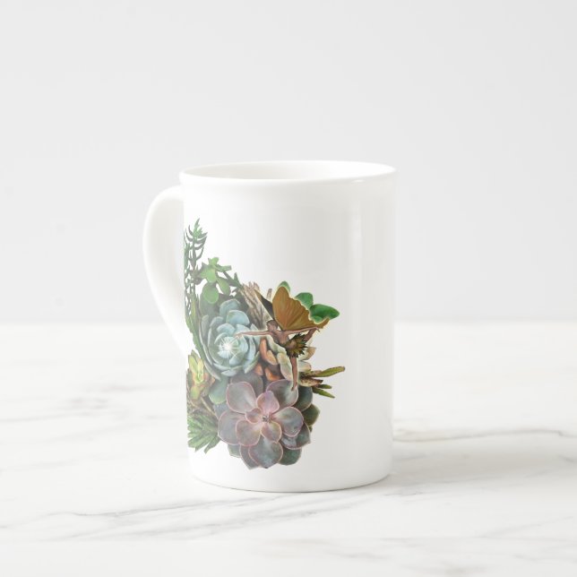 Caneca De Porcelana Design de jardim de sucesso (Frente Esquerda)