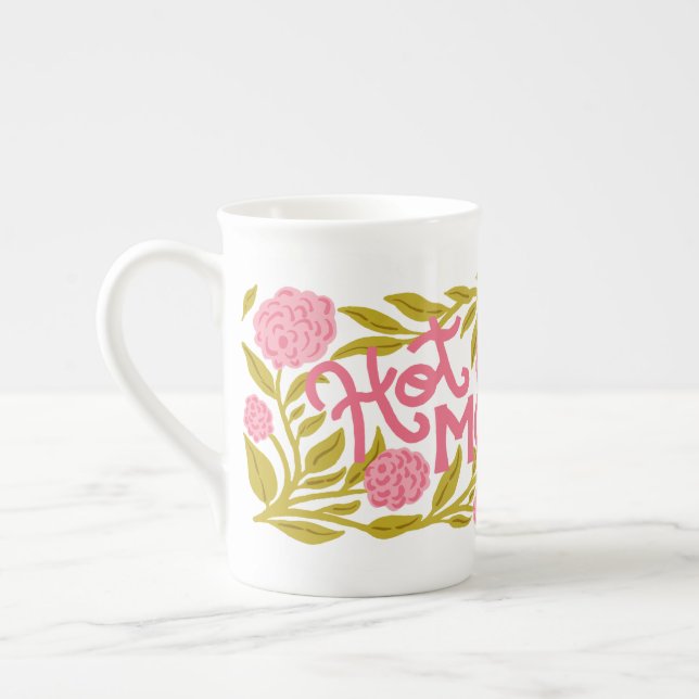 Caneca de Porcelana Dia das Mães Hot Momma (Esquerda)