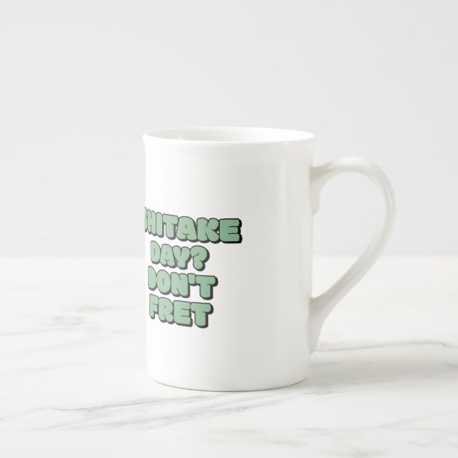 Caneca De Porcelana Dia de Shitake? não se preocupe (Direita)
