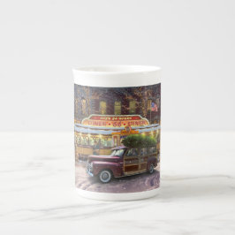 Caneca De Porcelana Dinheiro de natais vintages